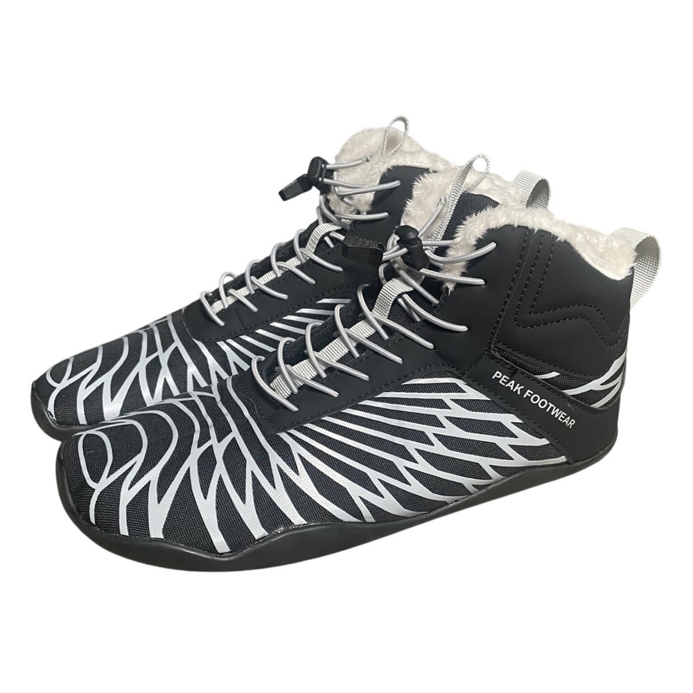 Peak Footwear Lorax Pro Winter Barefoot Black Unisex Shoes Size 40
